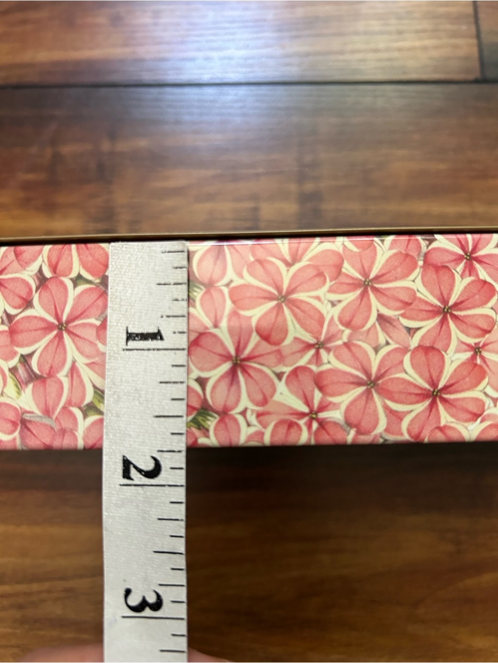 Louis Sherry Decorative Bird Tin with Pink Flowers - Picture 7 of 7